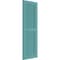 Ekena Millwork True Fit PVC, Two Equal Louver Shutters, Pure Turquoise, 12W x 70H, PR TFP101LVF12X070PT - alternate 4